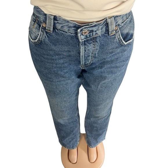 Free People CRVY Siren Low Rise Straight Leg Jeans - Picture 4 of 11